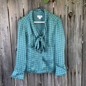 Ann Taylor Loft vintage blouse l/s